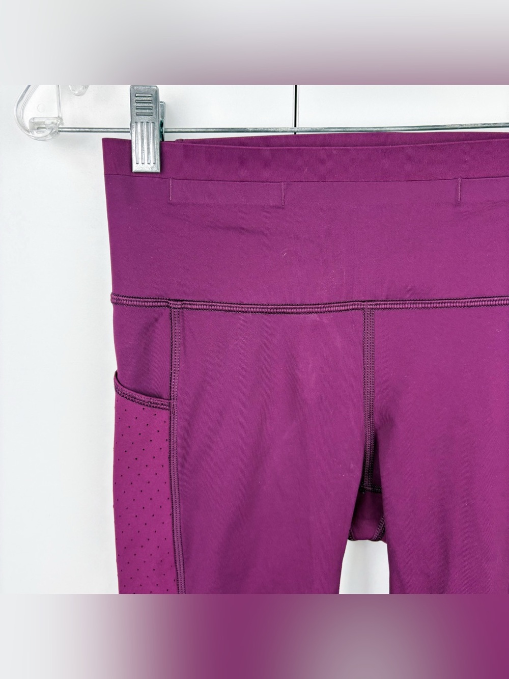 Lululemon Mind Over Miles Crop 17" Marvel Purple Size 6 Luxtreme Legging Tight - Picture 3 of 8